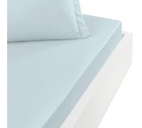Sensei Maison - Drap Housse en Percale de Coton Bonnet 30 cm Soft Percale - 180x200 cm - Nuage