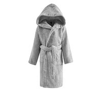Sensei Maison - Peignoir Enfant à Capuche - Uni - 400gr/m² - Sensei Studio - Taille : 12 ans - Gris Perle
