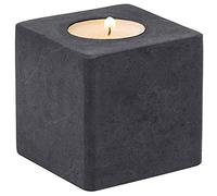 Sensei Maison - Photophore en marbre SKRIBA - - Anthracite