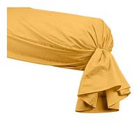 Sensei Maison - Taie de traversin en Percale de Coton Soft Percale - 45x185 cm - Safran