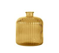 Sensei Maison - Vase en Verre recyclé strié h 18 cm KOKILLE - 18 cm - Sable