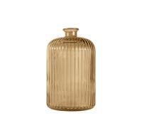 Sensei Maison - Vase en Verre recyclé strié h 23 cm KOKILLE - 23 cm - Ficelle