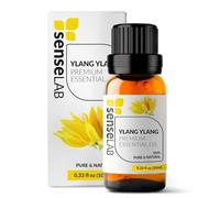 SenseLAB Huile essentielle d’ylang-ylang Huile d'ylang-ylang naturelle 100% pure de qualité thérapeutique pour diffuseur d'aromathérapie et humidificateur Huile pour le soin de la peau cheveux (10 ml)