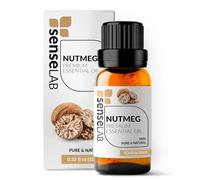 SenseLAB Huile essentielle de Noix de Muscade - Huile de noix de muscade naturelle 100% pure de qualité thérapeutique pour diffuseur d'aromathérapie et humidificateur - Huile de massage (10 ml)