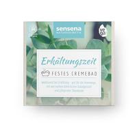 Sensena Bain crème ferme « temps de rhume », additif pour le bain froid avec beurre de karité et huiles précieuses, idéal pour les rhumes et les rhumes, Zero Waste, végétalien, cosmétique naturel pour