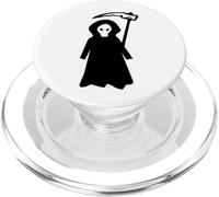 Sensenmann dans la Robe Noire avec Sens - Halloween Design PopSockets PopGrip pour MagSafe