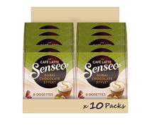 Senseo Café 80 Dosettes LATTE DUBAI CHOCOLATE STYLE (Lot de 10 paquets x 8)