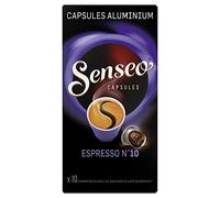 Senseo Capsules Espresso N°10 10 Capsules en Aluminium Compatibles avec les Machines Nespresso 52 g