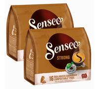 Senseo Corsé, Nouveaux Design, Lot de 2, 2 x 16 Dosettes de Café