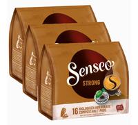 Senseo Corsé, Nouveaux Design, Lot de 3, 3 x 16 Dosettes de Café