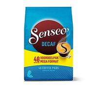 Senseo Décaféiné, Nouveaux Design, Lot de 6, 6 x 48 Dosettes de Café