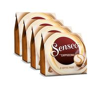 Senseo Dosettes à Café Cappuccino, Mousseur à Lait Classique, Café, Nouvelle Recette, Lot de 4, 4 x 8Dosettes