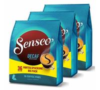 Senseo dosettes de café décaféiné/flavorName boîtes décaféiné, profond, intense arôme de café & équilibré pads pour kaffepadmaschinen 108