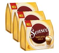 Senseo Dosettes Latte Vanilla, Café au Lait Vanille, 24 Pads
