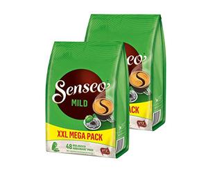 Senseo Dosettes Mild Roast, fine et velours souple goût, Café Pads pour kaffepadmaschinen, 96 Pads