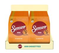 Senseo Doux 400 dosettes café - L'emballage peut varier | Lot de 10 x 40 - Torréfaction légère et raffinée