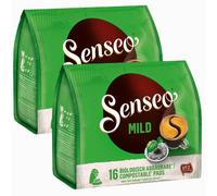 Senseo Doux, Nouveaux Design, Lot de 2, 2 x 16 Dosettes de Café