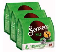 Senseo Doux, Nouveaux Design, Lot de 3, 3 x 16 Dosettes de Café