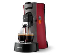 Senseo Machine à café à dosettes, fonction mémo, Intensity Plus | 1 ou 2 tasses, Coffee Boost, Crema Plus, fonction mémo, bec réglable en hauteur, 0,9 l (CSA240/90)