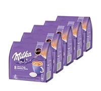 Senseo Milka Choco Pads Lot de 5 boîtes de Chocolat, Boissons à cacaogènes, 5 x 8 dosettes