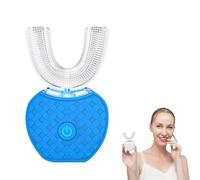 SensePro 100% Automatic ultrasonic toothbrush, U-shaped design for deep cleaning, complete 360° whitening (Blue)