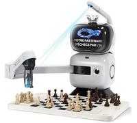 SenseRobot Robot d'échecs IA avec bras robotique - 25 niveaux d'IA, plus de 1200 exercices, entraîneur d'fin de partie, répétition de parties classiques, coaching vocal, intégration Lichess, synchroni