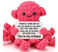 Sensi Blue Cadeau amusant pour meilleure amie et femme, cadeau de Noël secret sentimental pour sa meilleure sœur, jolie décoration de bureau, souvenir You're My Octopus