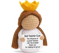 Sensi Blue Joli souvenir de reine, cadeau de reconnaissance pour enseignant de la part d'un élève, meilleur enseignant jamais, remerciement de m'aider à grandir, cadeau de fin d'année, décoration de