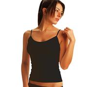 SENSI' Débardeur Femme Caraco Top Fines Bretelles perspirante Microfibre bactériostatique sans Coutures Made in Italy
