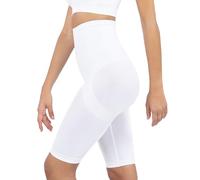 SENSI' Gaine Sculptante Femme Haute Taille Push up Panty Jambe Longue Microfibre Bacteriostatique sans Couture Made in Italy (38-42, Blanc)