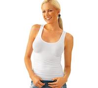 SENSI' Maxi Debardeur Femme sans Manches Microfibre Seamless antibacteriostatique perspirant Made in Italy