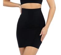SENSI' sous Jupe Sculptant Femme Haute Taille Microfibre Bacteriostatique sans Couture Seamless Made in Italy