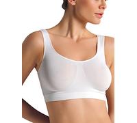 SENSI' Soutien Gorge Sculptant Femme Maxi Tailles Microfibre Bacteriostatique sans Couture Seamless Made in Italy (50-54, Blanc)