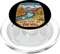 Sensibilisation à la Conservation de l'eau du fleuve Colorado PopSockets PopGrip pour MagSafe