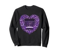 Sensibilisation à la démence Nobody Fights Alone Purple Family Sweatshirt