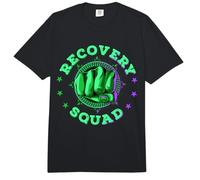 Sensibilisation à la dépendance de l'équipe de Soutien au rétablissement de la toxicomanie Comfort Colors Adult Heavyweight T-Shirt