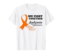 Sensibilisation à la leucémie : Nous luttons Ensemble Contre Le Cancer du Sang T-Shirt