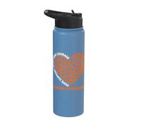 Sensibilisation à la leucémie Stainless Steel Insulated Water Bottle