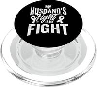 Sensibilisation à la Lutte Contre Le Cancer Le Combat de Mon PopSockets PopGrip pour MagSafe