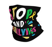 Sensibilisation À La Lutte Contre Le Harcèlement Scolaire Unisexe Cache Cou Respirant Foulard Coupe-Vent Tour De Cou pour Cyclisme Moto Marche