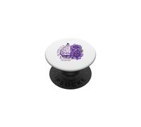 Sensibilisation à la maladie d'Alzheimer Dont Je me souviendrai pour Vous PopSockets PopGrip Adhésif