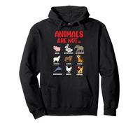 Sensibilisation à la maltraitance Animale Amoureux des Animaux Activiste des Droits des Animaux Sweat à Capuche