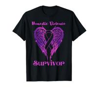Sensibilisation à la prévention de la Violence Domestique Femmes survivantes Violettes T-Shirt Graphique avec Valeur
