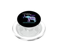 Sensibilisation à la prévention du Suicide Tournesol Elephant Be Gentil PopSockets PopGrip pour MagSafe