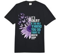 Sensibilisation à la prévention du Suicide - Violet et Bleu Sarcelle Comfort Colors Adult Heavyweight T-Shirt