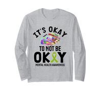 Sensibilisation à la santé mentale C'est Normal de ne Pas être OK Manche Longue