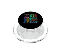 Sensibilisation à la santé mentale Prévention du Suicide du Stress Semi-Colon PopSockets PopGrip pour MagSafe