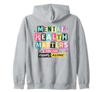 Sensibilisation à la santé mentale Que Vous n'êtes jamais Seul Sweat à Capuche