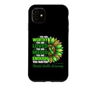 Sensibilisation à la santé mentale Sunshine Love You Matter Coque pour iPhone 11