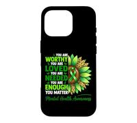 Sensibilisation à la santé mentale Sunshine Love You Matter Coque pour iPhone 16 Pro